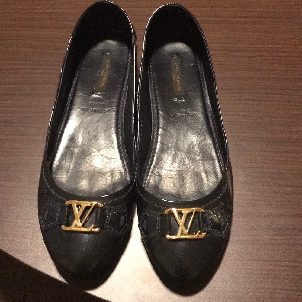 Louis Vuitton Patent Leather Flats Ballerina